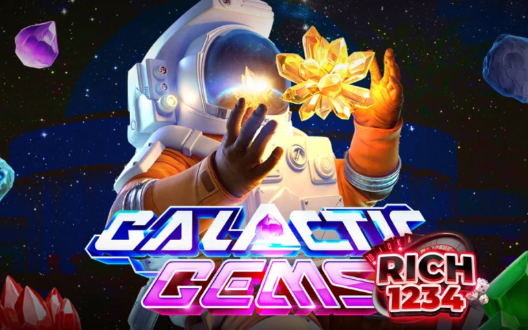 Galactic Gems สำรวจอัญมณีแห่งกาแล็กซีในเกมสล็อตสุดล้ำ