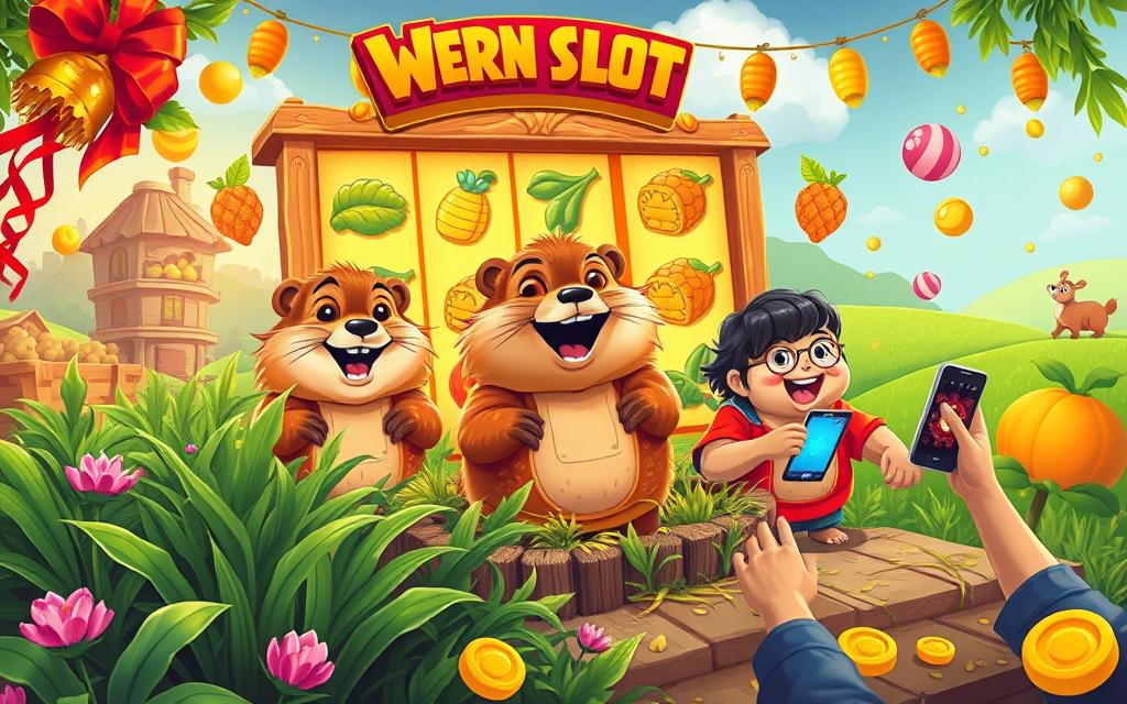 Groundhog Harvest สล็อตกระรอกนำโชค เกมน่ารัก แตกบ่อย (1)